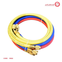 شلنگ شارژ گاز کولر - شیلنگ منیفولد شارژ گاز 1/5 متر