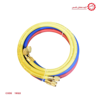 شلنگ شارژ گاز کولر - شیلنگ منیفولد شارژ گاز 1/5 متر