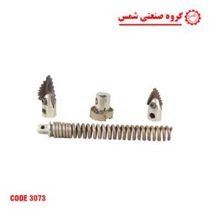 ست سر فنر لوله بازکنی سایز 22 میلیمتر ست سر فنر دستگاه لوله بازکنی سایز 22 میلیمتر