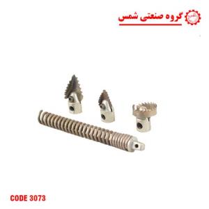 ست سر فنر لوله بازکنی سایز 22 میلیمتر ست سر فنر دستگاه لوله بازکنی سایز 22 میلیمتر