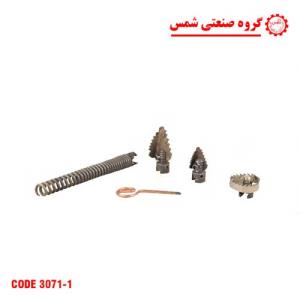 سر فنر لوله بازکن کشویی ست سر فنر دستگاه لوله بازکنی سایز 18 میلیمتر