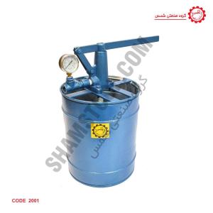 دستگاه تست لوله فلزی 10 بار شمس تست لوله 10 بار
