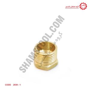 تبدیل برنجی 1/2 به 1/4 درجه تست هیدراستاتیک 16 بار تبدیل برنجی درجه فشار مقطع 1/4 به 1/2